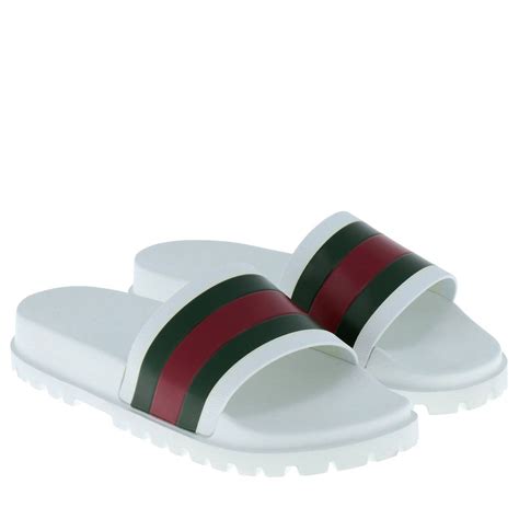 mens gucci web sandels white cheap|Mens Gucci Sandals .